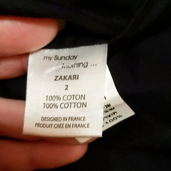 My Sunday Morning ZAKARI embroidered dress with fringes oversized boho 2/S-M - Picture 7 of 8